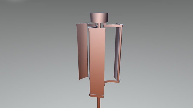RMRD 2.5 - Micro Wind Turbine 3D Model 3D Model