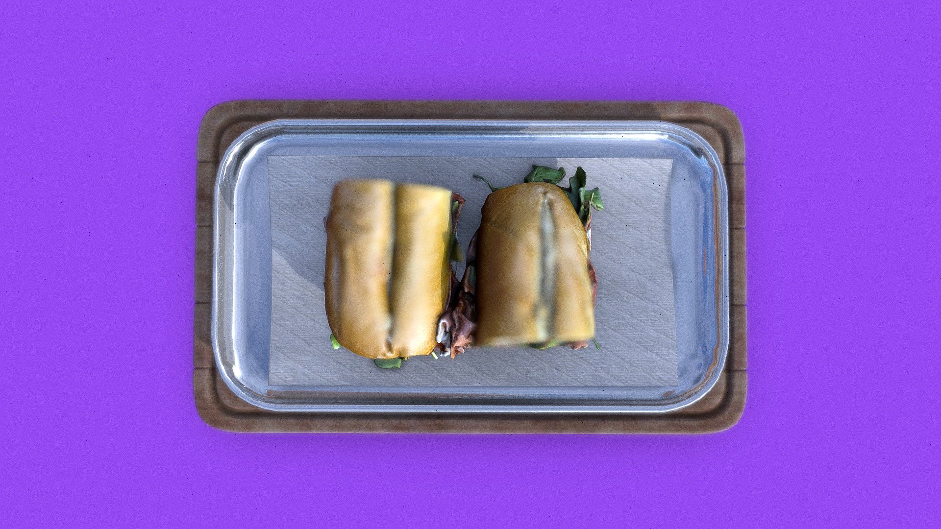 Italian Sandwich (Fridgie Smalls) — Sketchfab embed 3D viewer