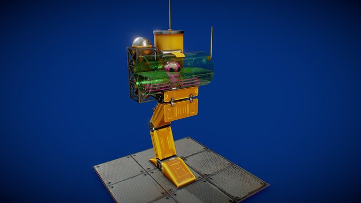 Mecha Alien Robot 50 3D Model