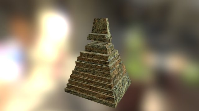 Pirámide de Tikal 3D Model