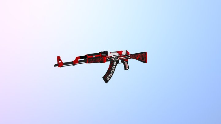 ak47 | Hero 3D Model