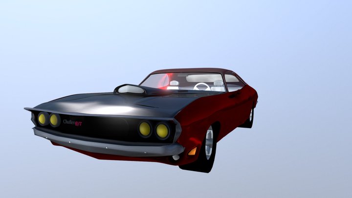 1970 Dodge Challenger 3D Model