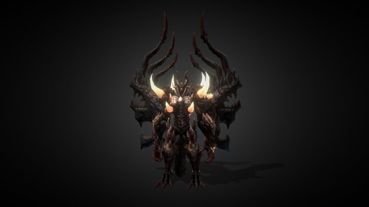 Aion Boss Rigged Character 3D Model 3D Model
