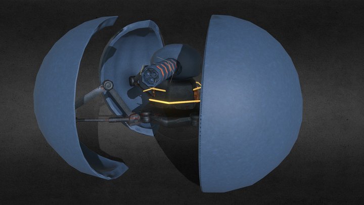 Turret Droid 3D Model