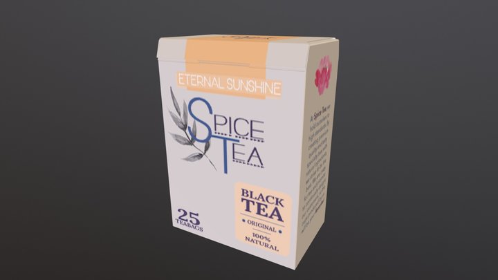 Spice Tea- Black Tea Collada 3D Model