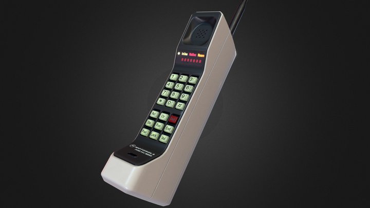 Motorola DynaTAC 8000x 3D Model