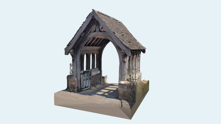 Dunster Church Lychgate 3D Model