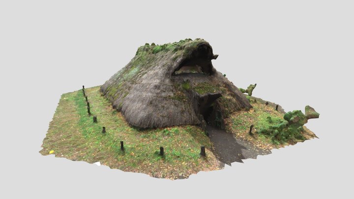 B棟_前期前半の竪穴住居 3D Model