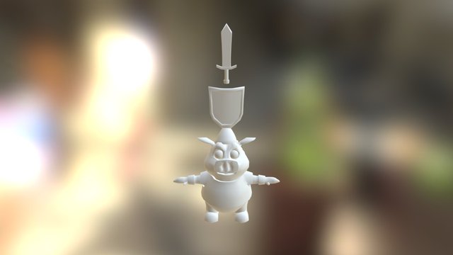 Pawn WIP character 3D Model