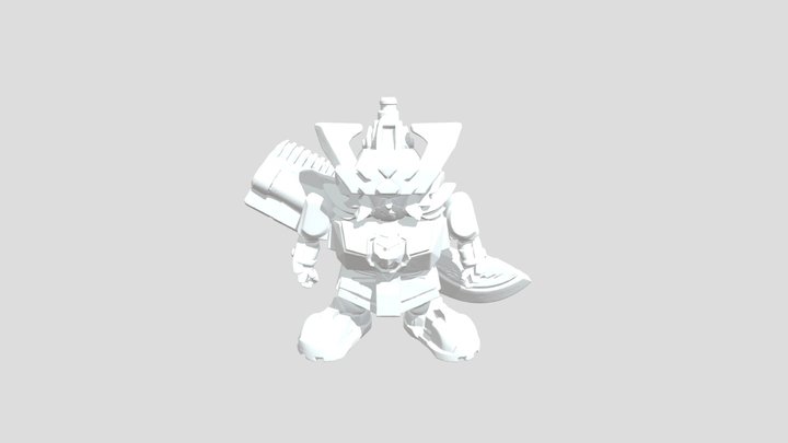 Zenkaiger Cutanner 3D Model