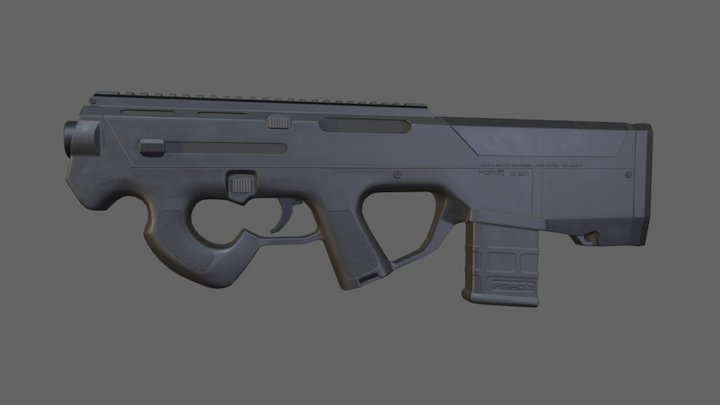 Mugpul PDW 3D Model