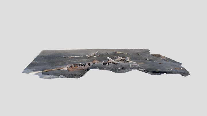 SS Waitangi (Starboard Side)-Pātea 3D Model