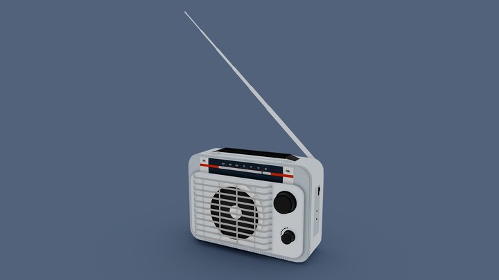 Radio 3D Model