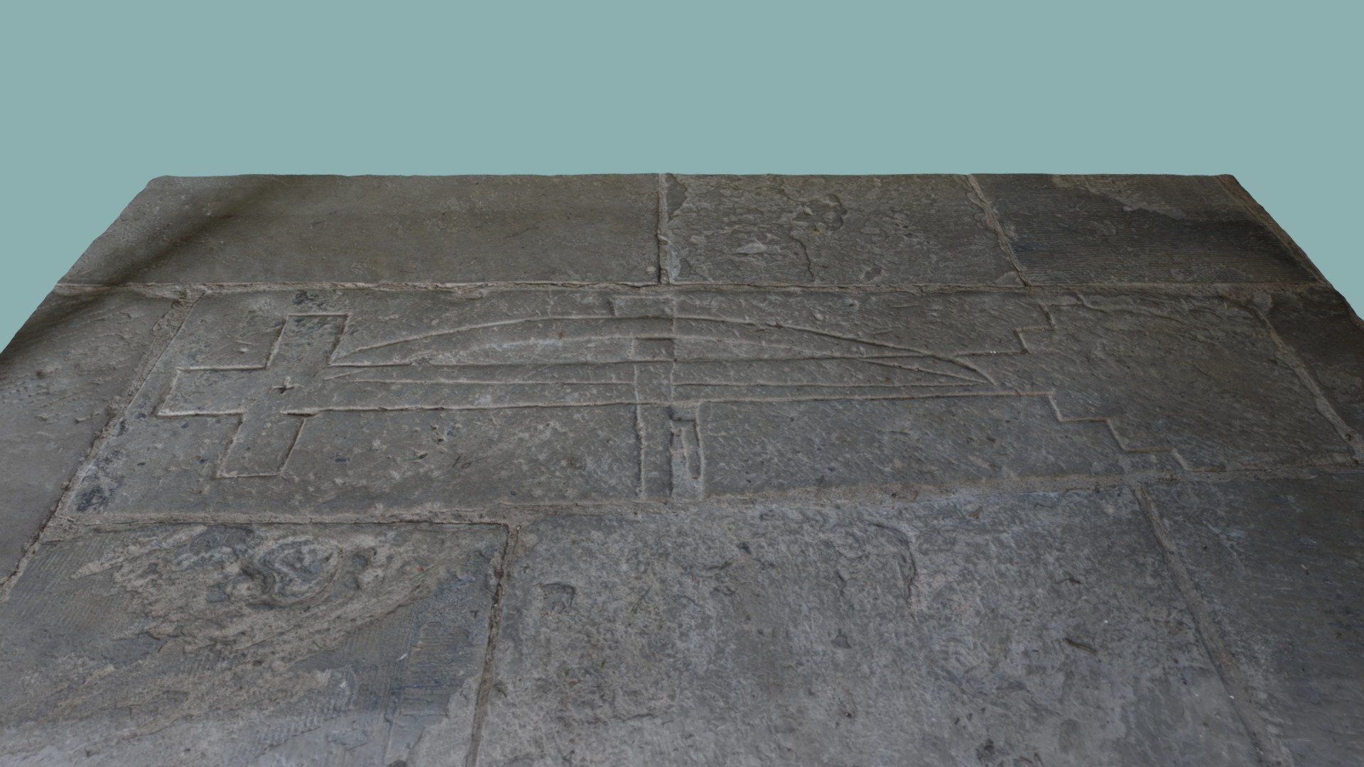 Gravestone of a Thirteenth Century Crossbowman