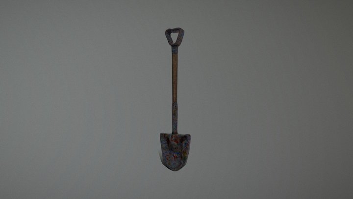 Lowpoly Shovel – Modelo 3D gratuito STL