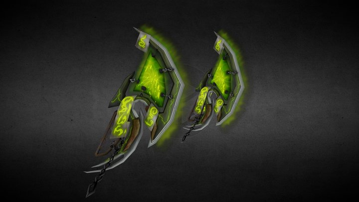 Felsoul, Blades of The Twin Betrayers 3D Model