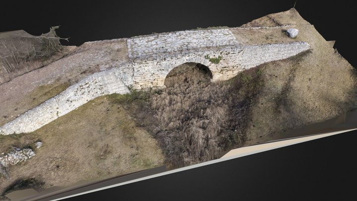 Ponte Scotonico di Roviano 3D Model