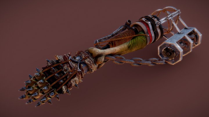 [Fan Art] Sekiro Prosthetic Arm - Chain Flail 3D Model