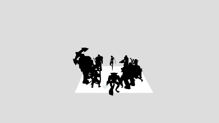 10 LoL 40min Drafts 3D Model