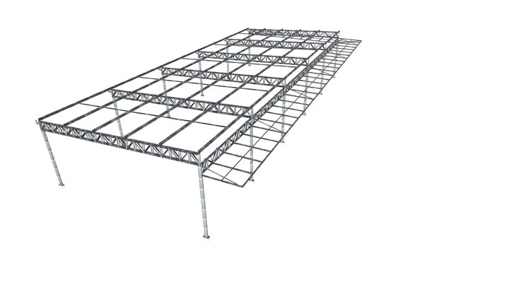 Estrutura Metálica - Mais Fraldas 3D Model