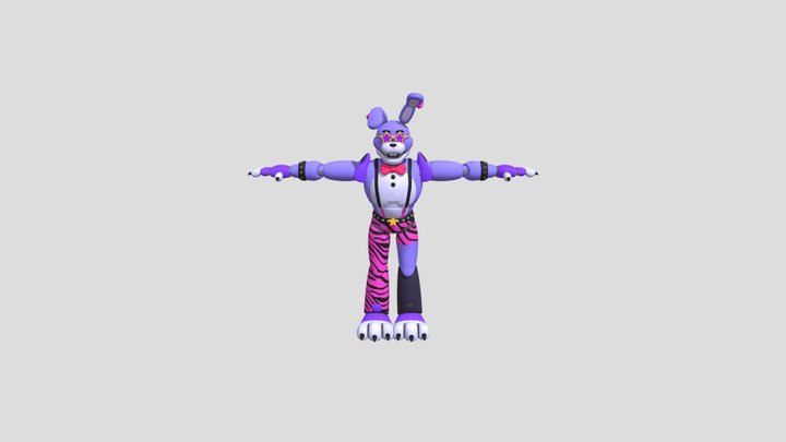 Glamrock Bonnie 3D Model