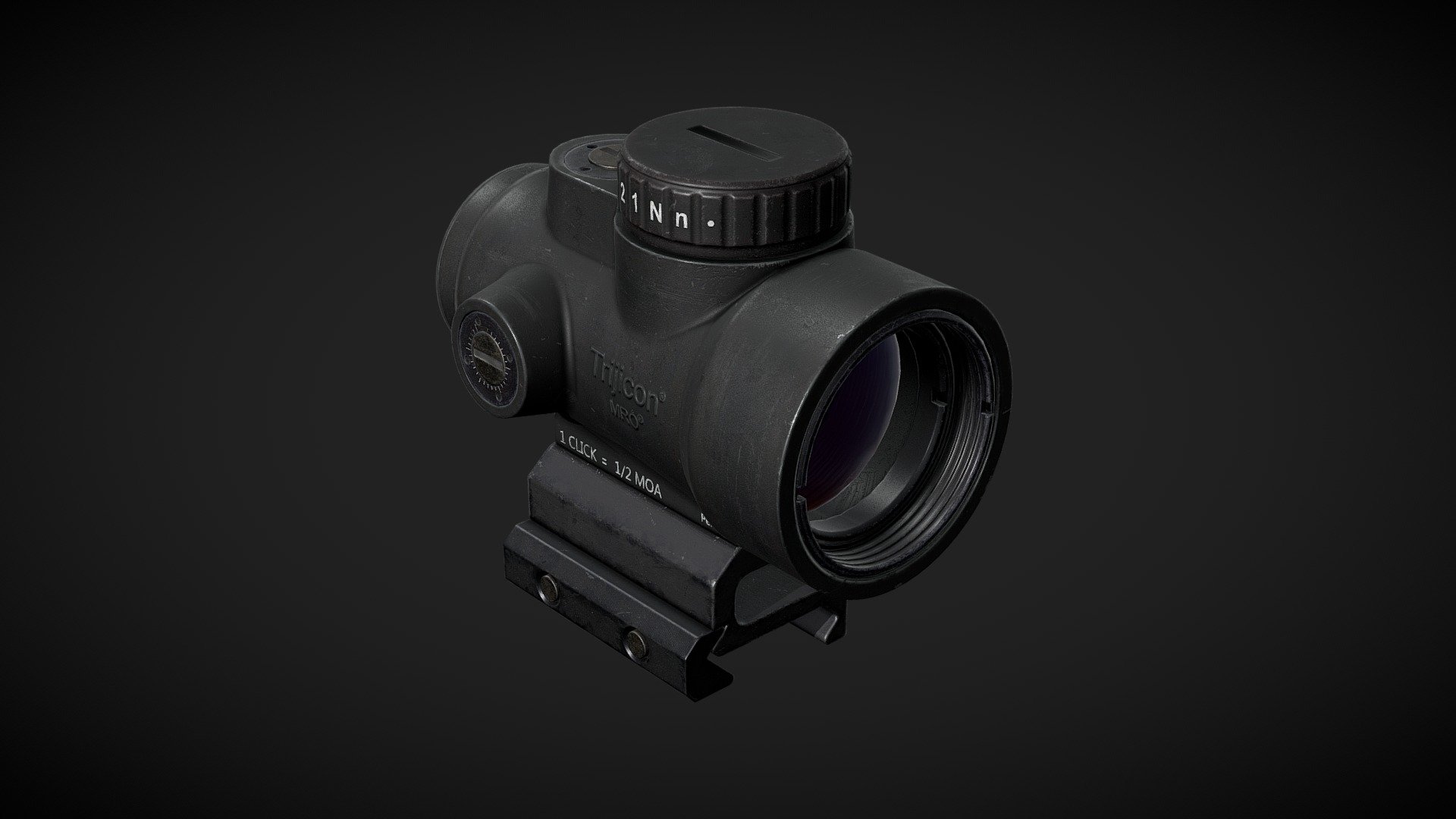 Trijicon Mro® Reflex Sight - Download Free 3d Model By Yevgen Avramenko 