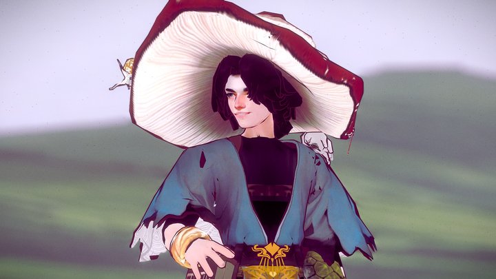 Mushroom Mage 3D Model