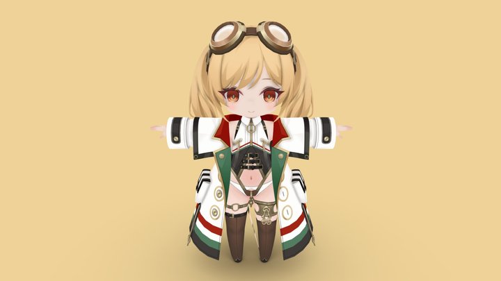 RN Leonardo Da Vinci of azure lane – Free 3D Model STL