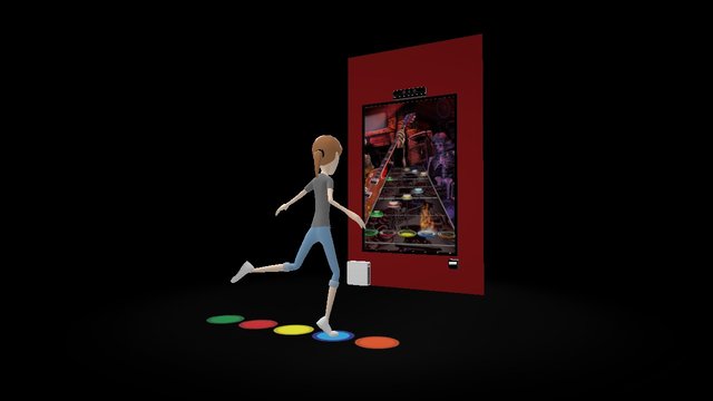 Interactive Advertise Floor Sensor 3D Model