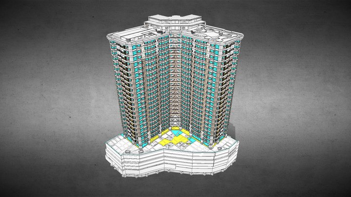 HT2 逆打工地說明 3D Model