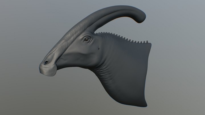Parasaurolophus 3D Model
