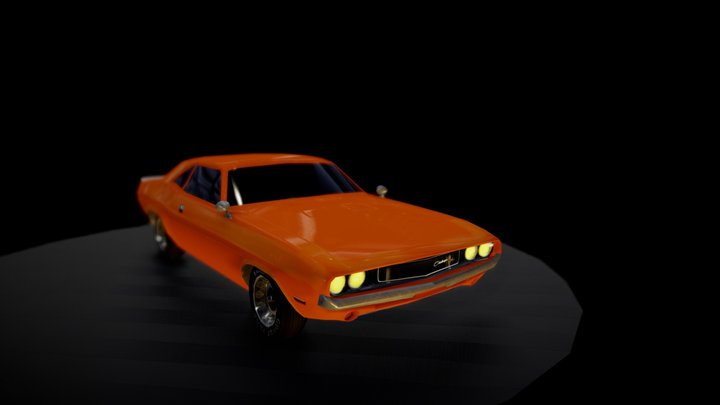 Dodge challenger 1970 3D Model