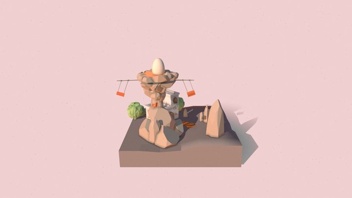 Cubeworld Efteling 3D Model