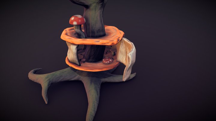 WorldSkills UK Finals Mushroom's paradise 3D Model
