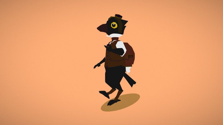 Crow 3D Model