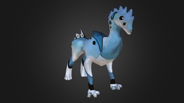 Icy character 3D Model
