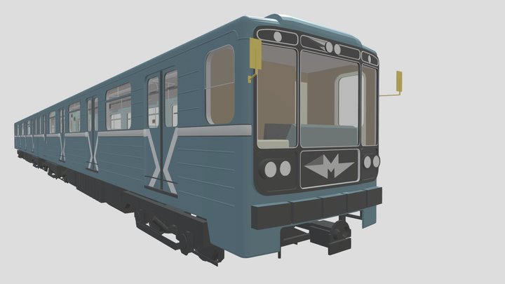Moscow Metro 81-717/714 3D Model