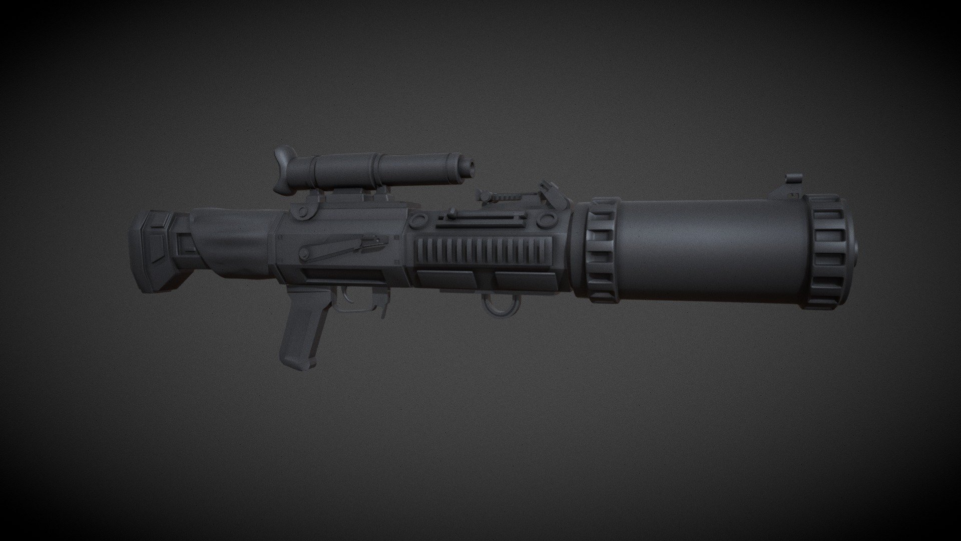 SWTOR Republic Blaster Rifle Download Free 3D model by Outworld