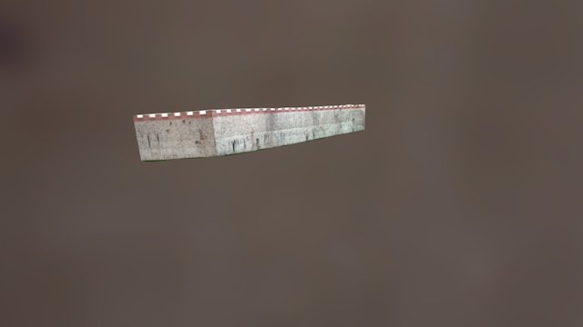 Pisa's city wall, photogrammetry test 3D Model