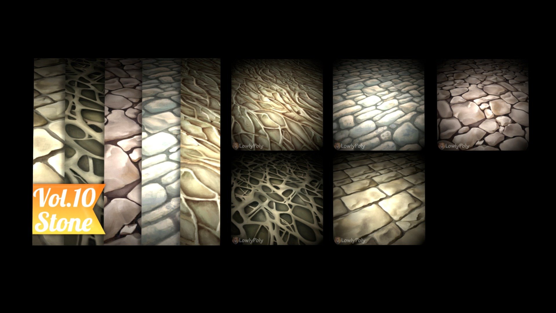 Stone Vol.10 - Hand Painted Texture Pack