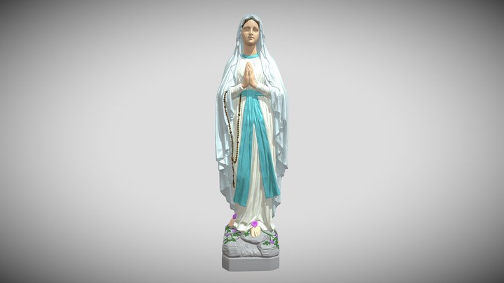 Madonna di Lourdes 3D Model