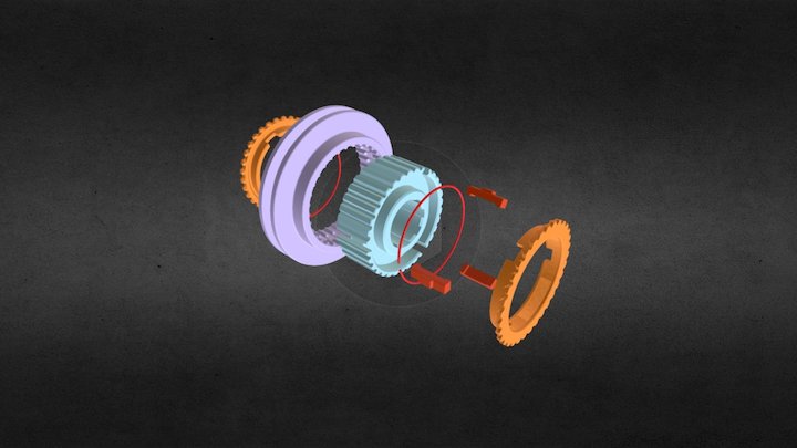 Synchronizer part 3D Model