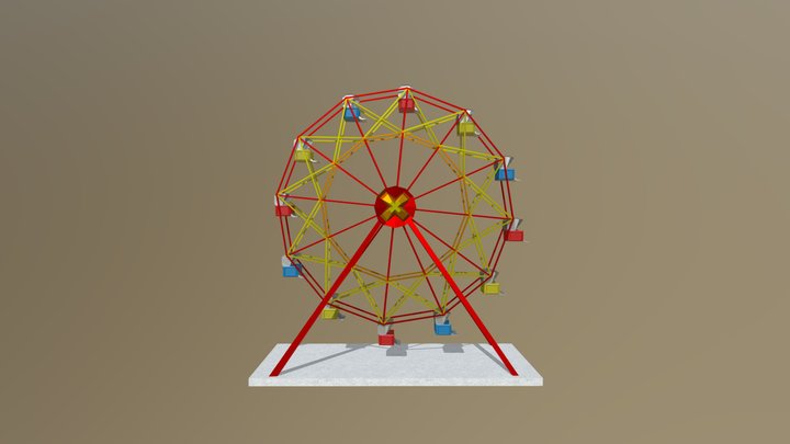 Ferris Wheel 3D Model