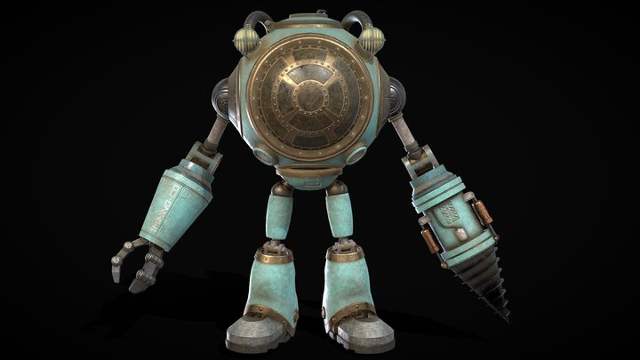 Mining Mech | GAP Final Assignment 3D Model