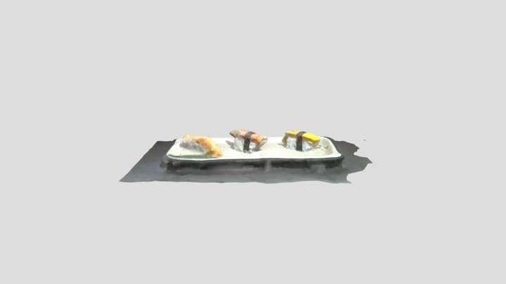 Sushi 3D Scan 3D Model