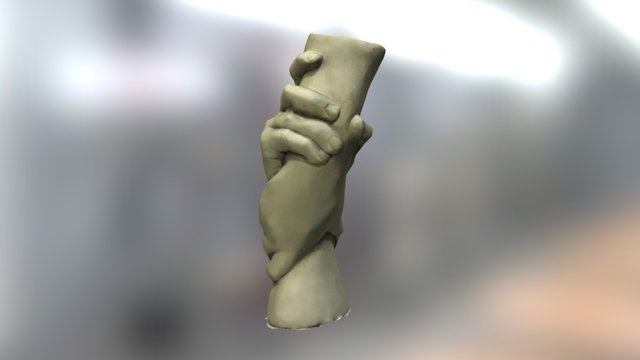 Hand sculpture by James Kemp 3D Model
