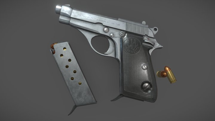 Beretta M70 3D Model