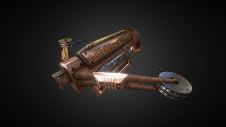 Crossbow One hand 3D Model