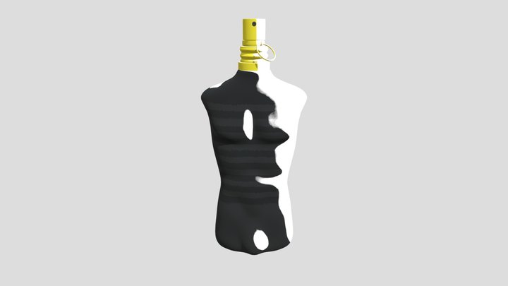 Le Male Black 3D Model