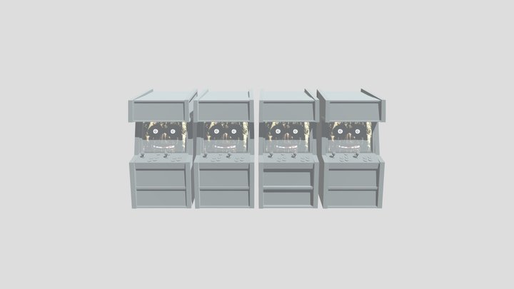 Arcade Machines 3D Model